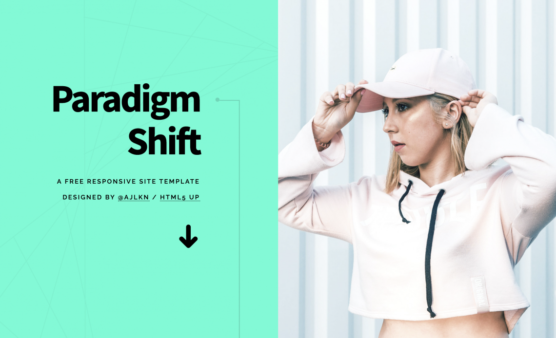 Paradigm Shift – A Free HTML5-style Template