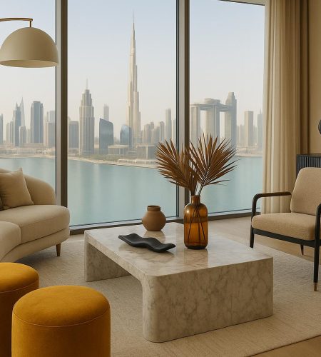 Luxurious Dubai apartment interior with stylish décor reflecting modern personal lifestyle trends
