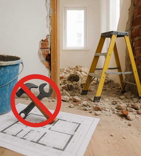 Common home renovation mistakes, including poor planning and improper material choices