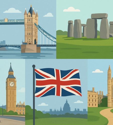 London landmarks, Scottish Highlands, Stonehenge, and British countryside for UK travel itinerary